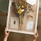 Flash Furniture Peyton 18x24 Shadow Box Display Case with Linen Liner, 8 Push Pins and Solid Pine Wood Frame in Whitewash HMHD-23M012YBN-WHTWSH-1824-GG - alternate 4